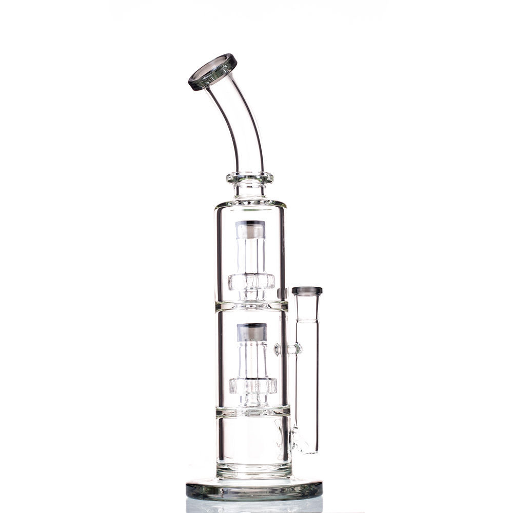 12" Double Stage Perc Bong-SweetieBanana