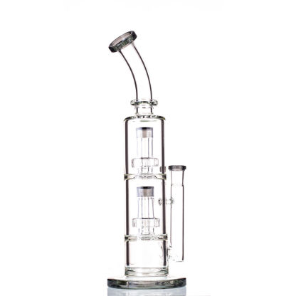 12" Double Stage Perc Bong-SweetieBanana