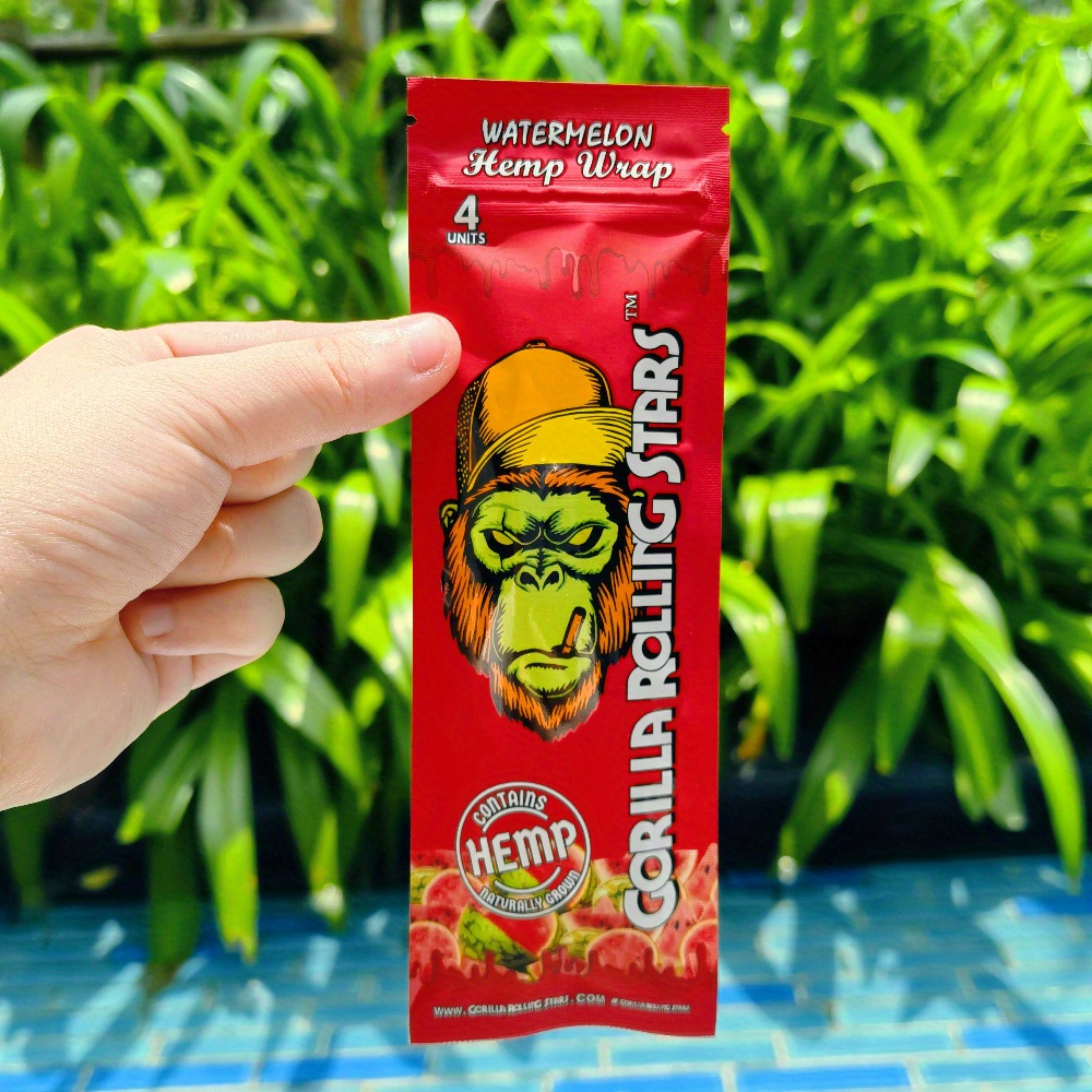 2-Pack Hemp Wraps with Corn Husk Filter Tips (8 Wraps)