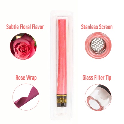 2-Pack Rose Wrap Pre-rolled Tubes (2 Tubes)
