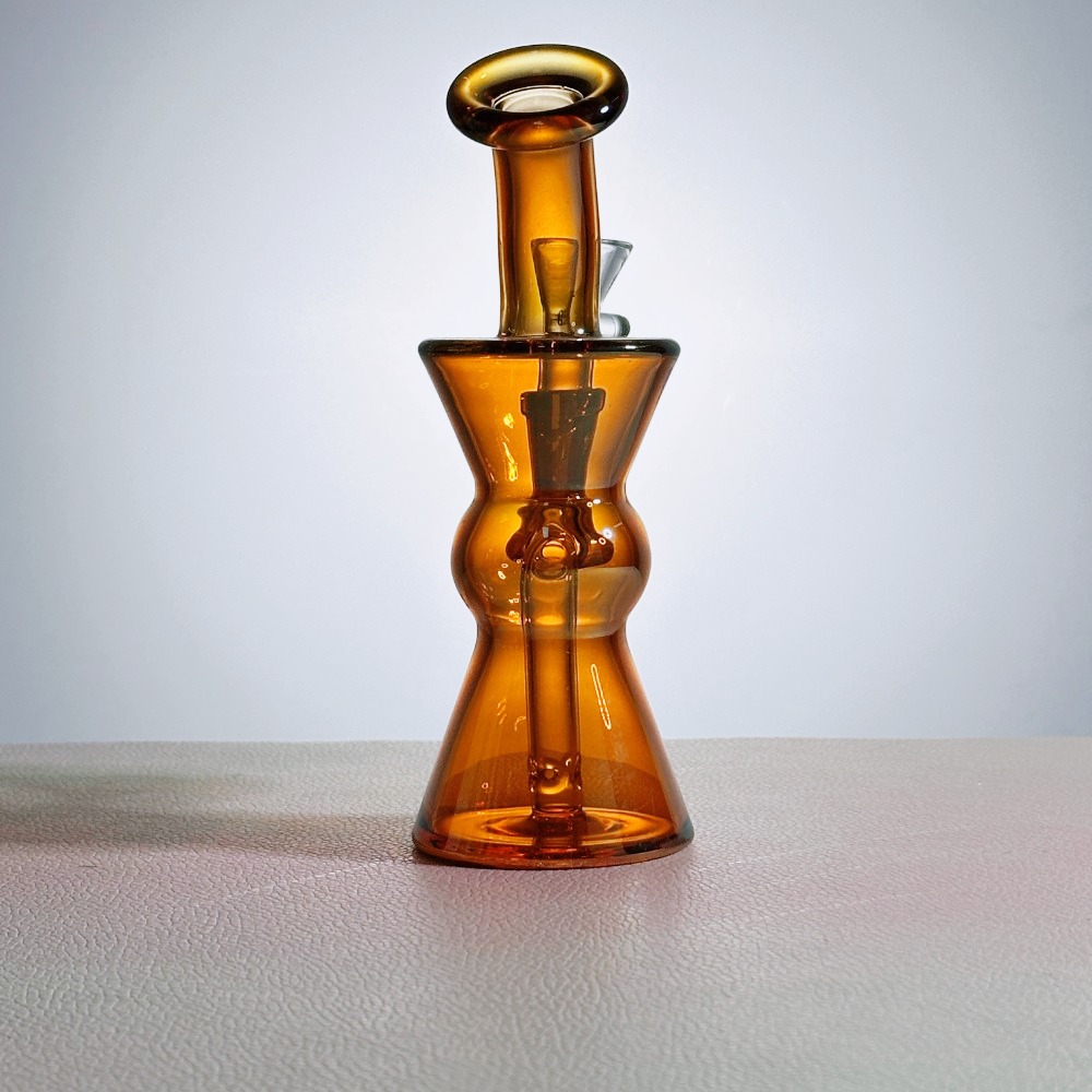 6" Mini Electroplated Twister Rig-SweetieBanana