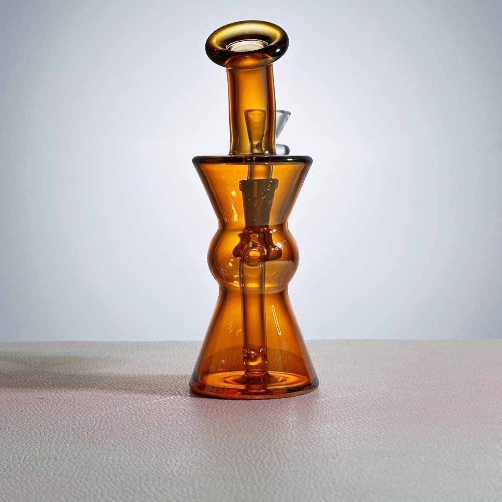 6" Mini Electroplated Twister Rig-SweetieBanana