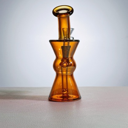 6" Mini Electroplated Twister Rig-SweetieBanana