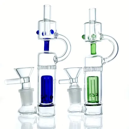 6" Hybrid Spill Proof Recycler Bubbler-SweetieBanana