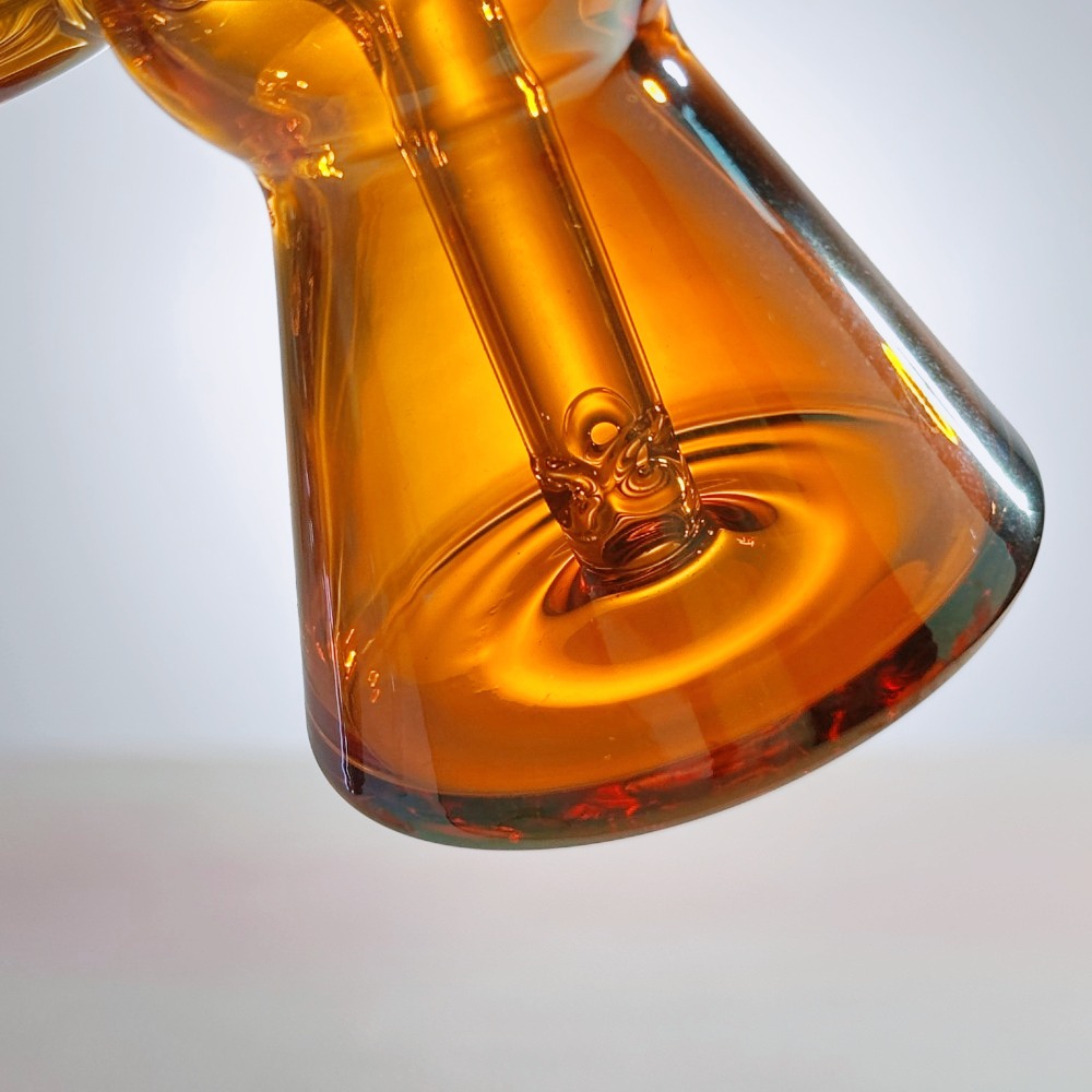 6" Mini Electroplated Twister Rig-SweetieBanana