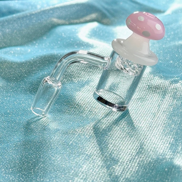 Mushroom Carb Cap and Quartz Banger Kit (2 Piece Kit)