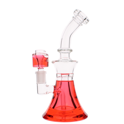 7" Showerhead Glycerin Bong (with glycerin bowl), Blue