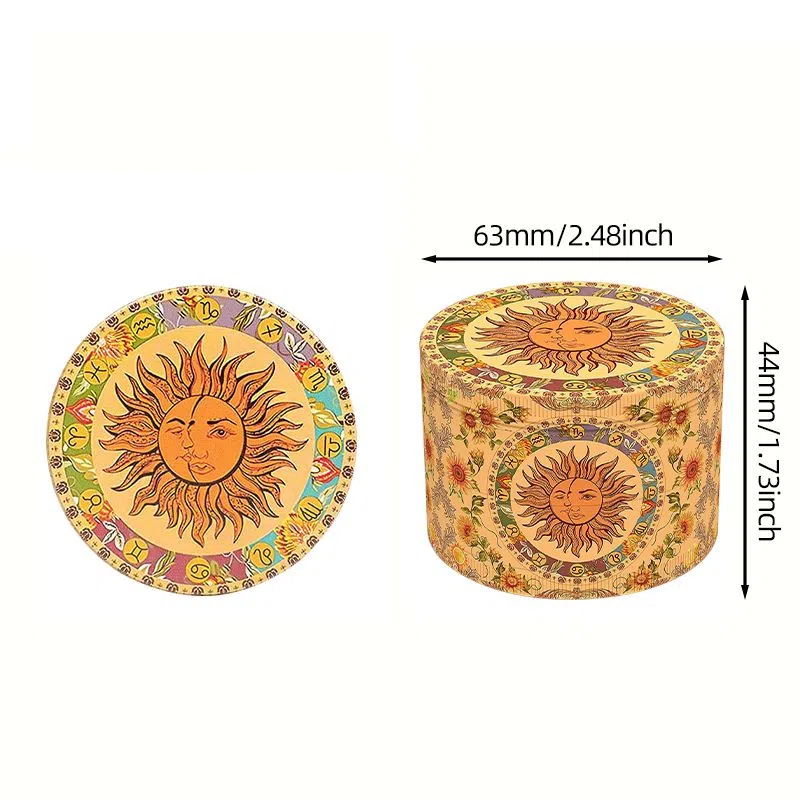 40/50/63mm 4 Piece Celestial Grinder