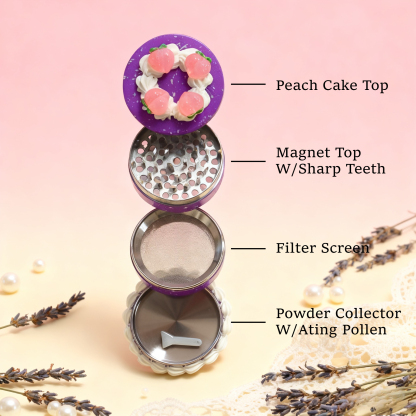 60mm 4-Layers Georgia Peach Grinder