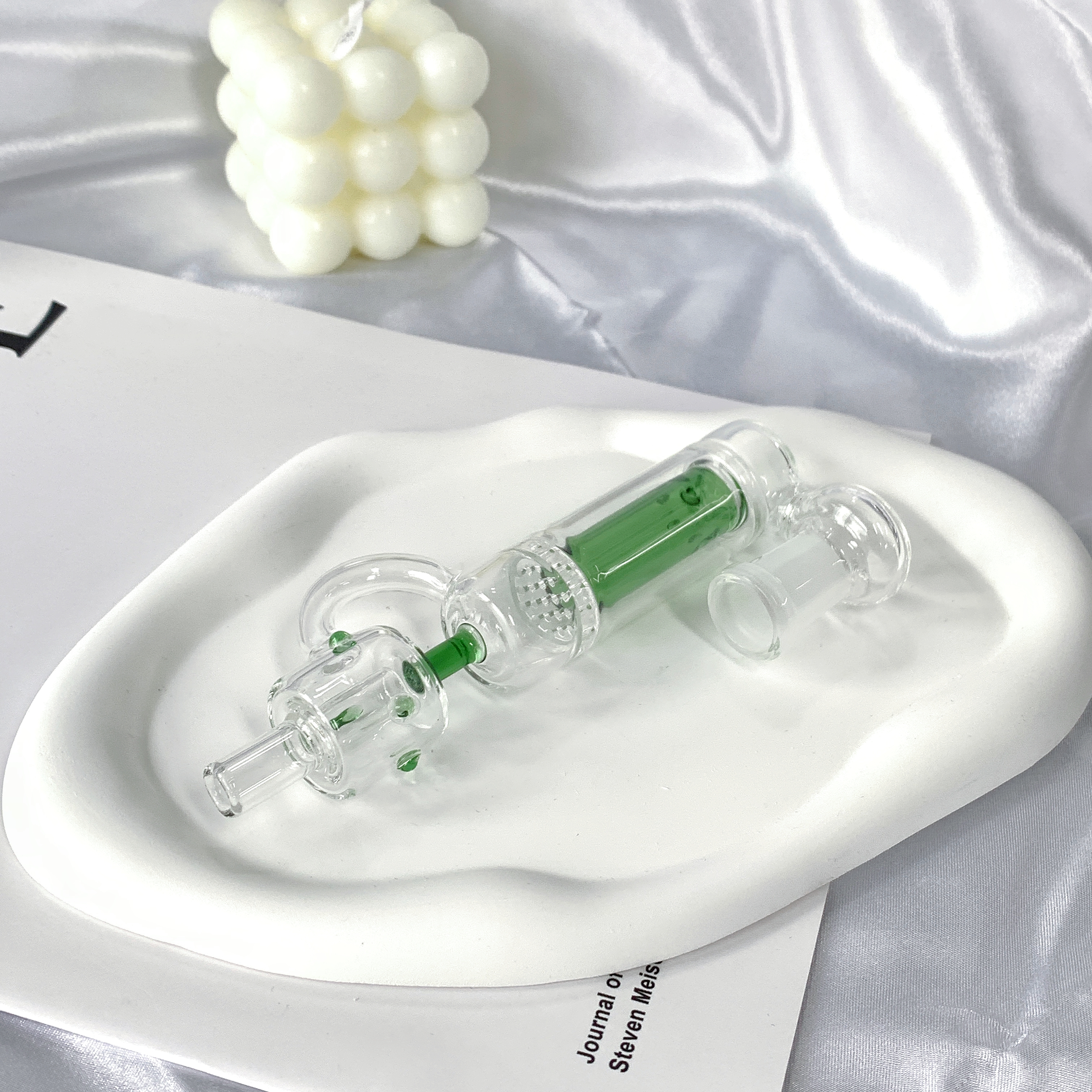 6" Hybrid Spill Proof Recycler Bubbler