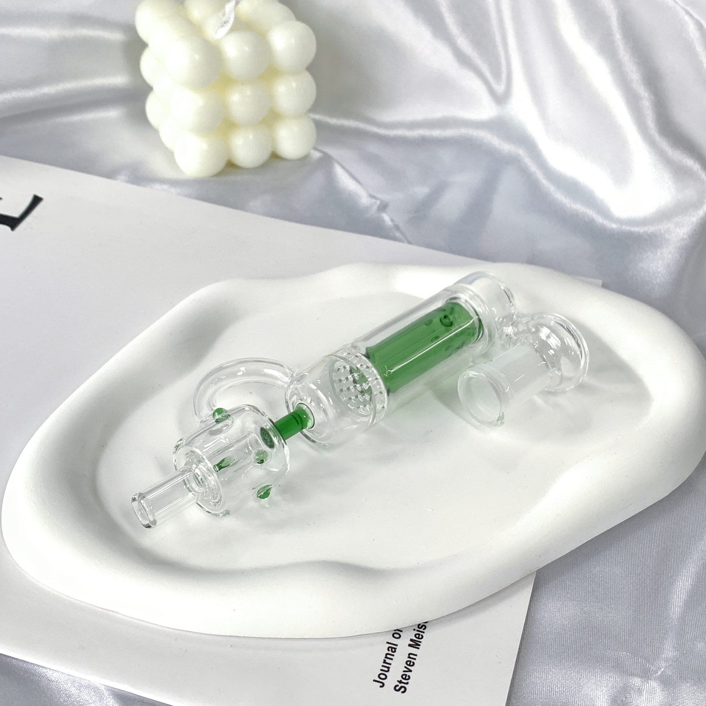 6" Hybrid Spill Proof Recycler Bubbler