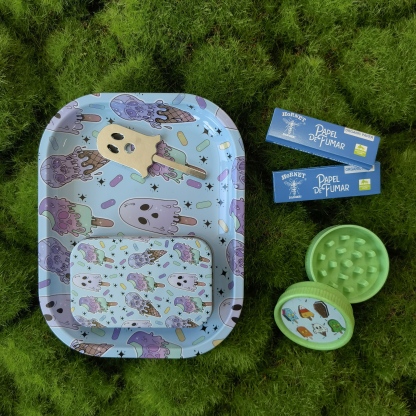 4-Pieces Ghost Pattern Smoking Kits