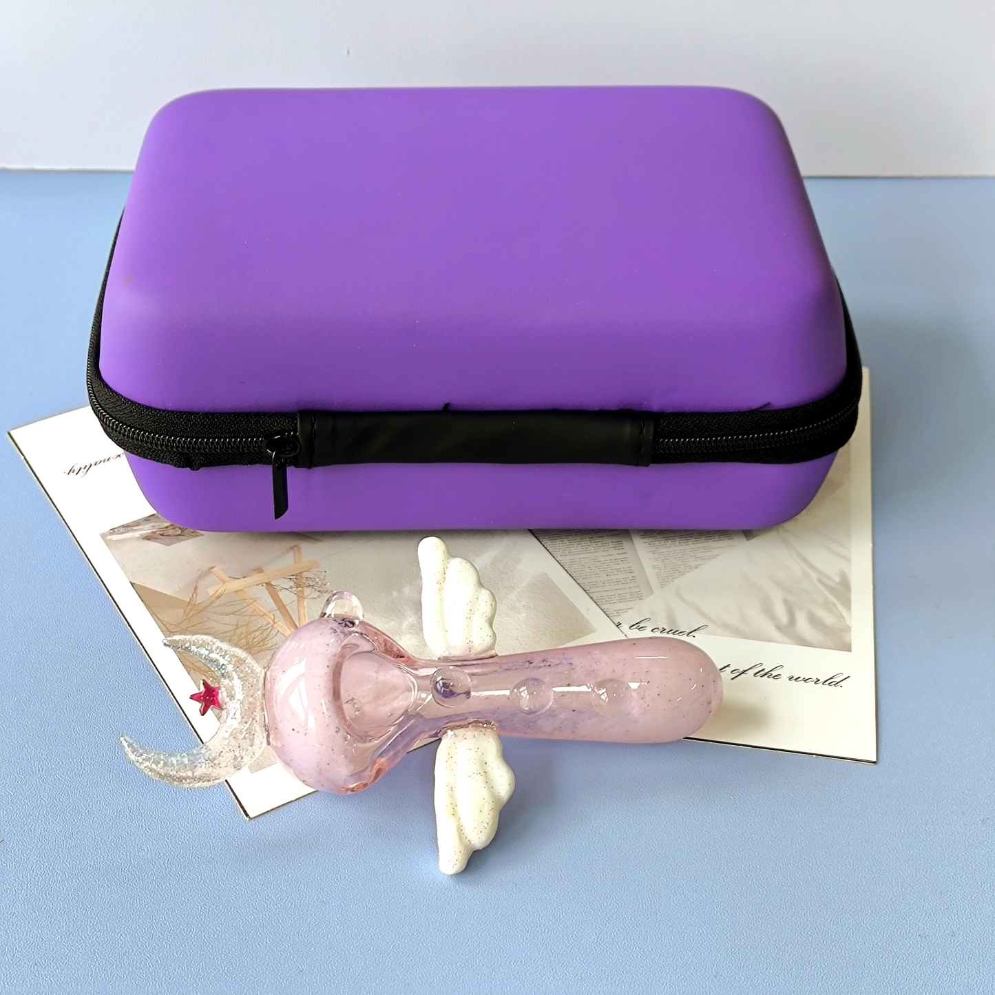 4" Sailor Moon Pipe W/Purple Pouch