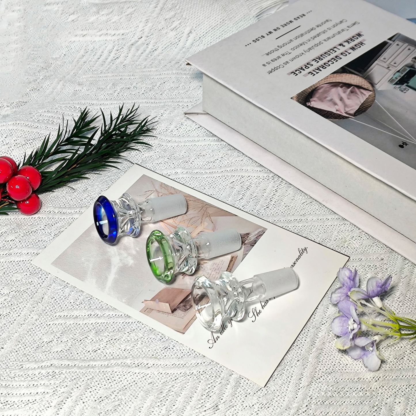 14mm 3 Pack Glass Bowl