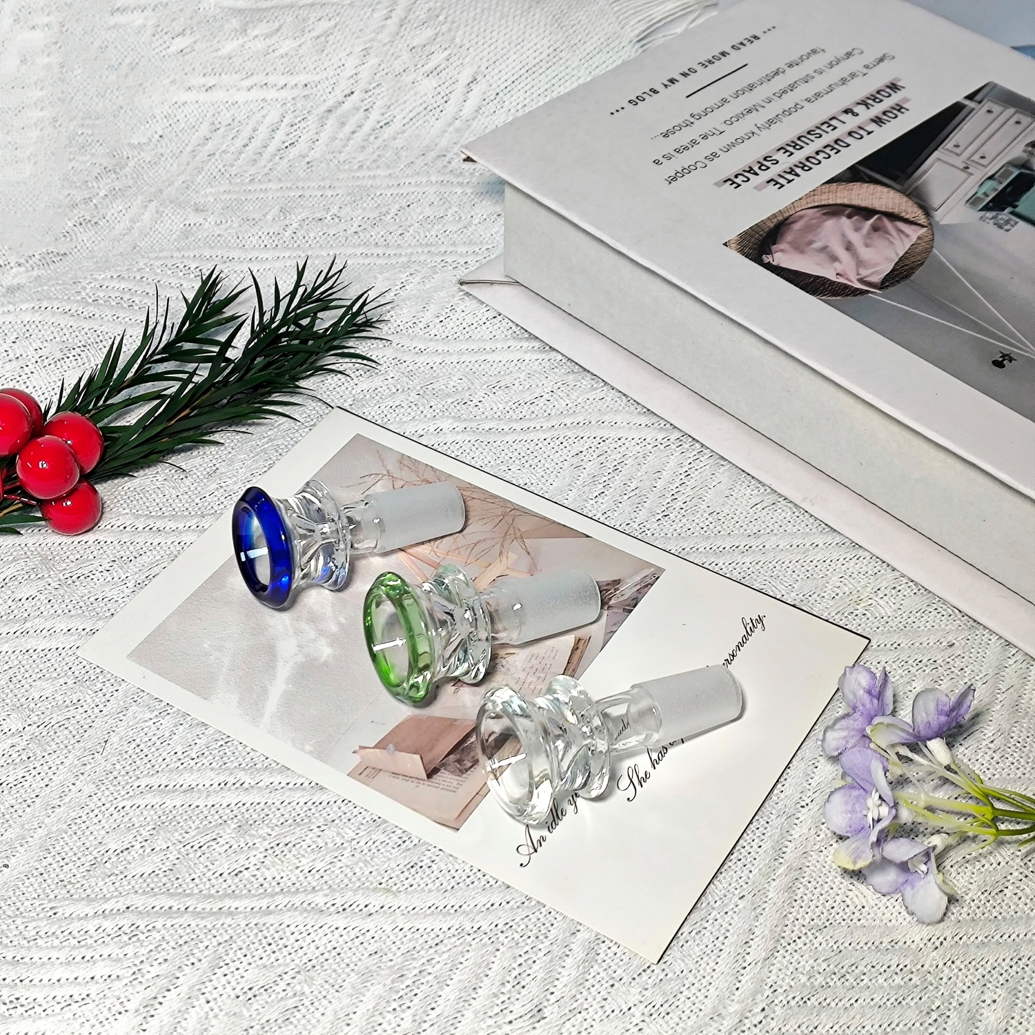 14mm 3 Pack Glass Bowl