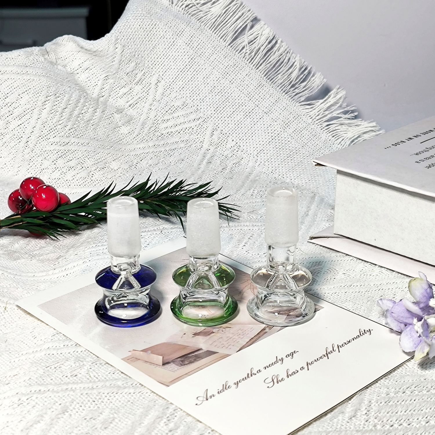 14mm 3 Pack Glass Bowl