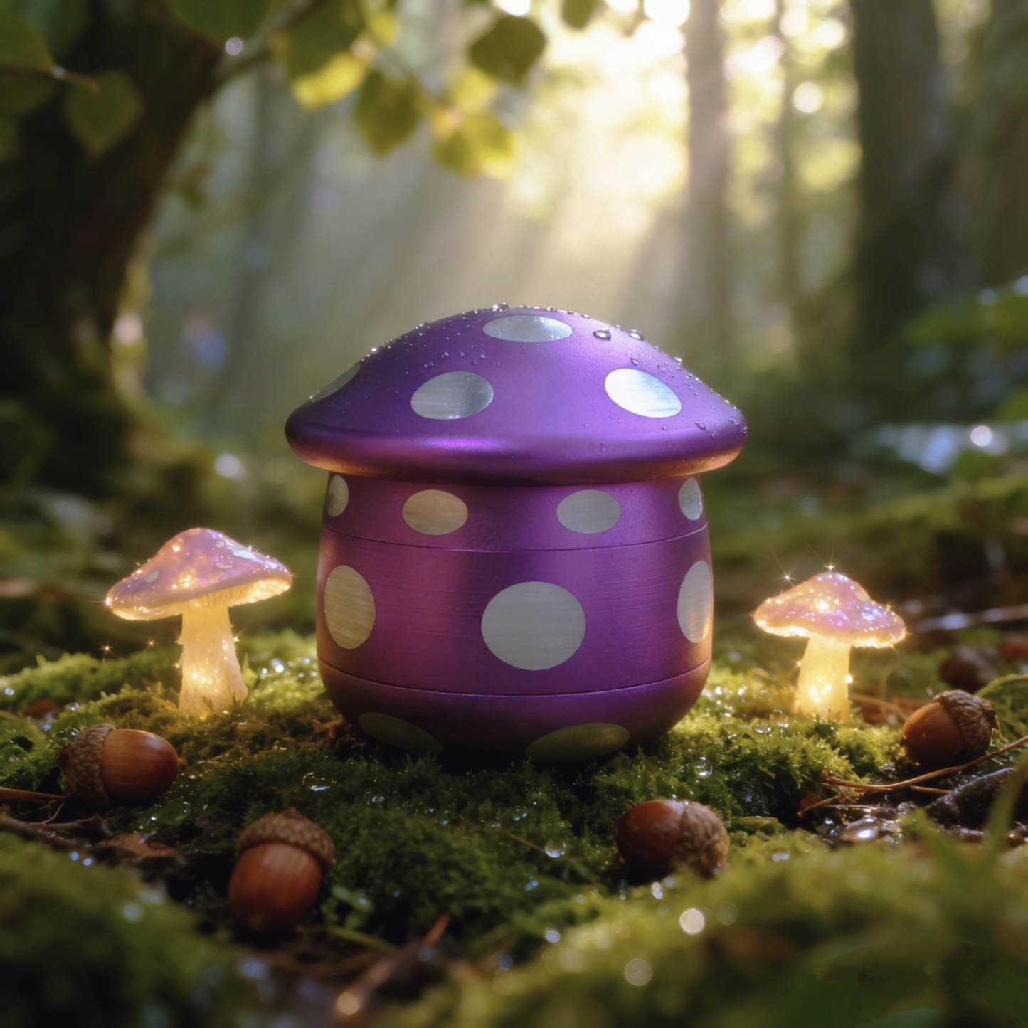 63mm 4 Piece Mushroom Grinder