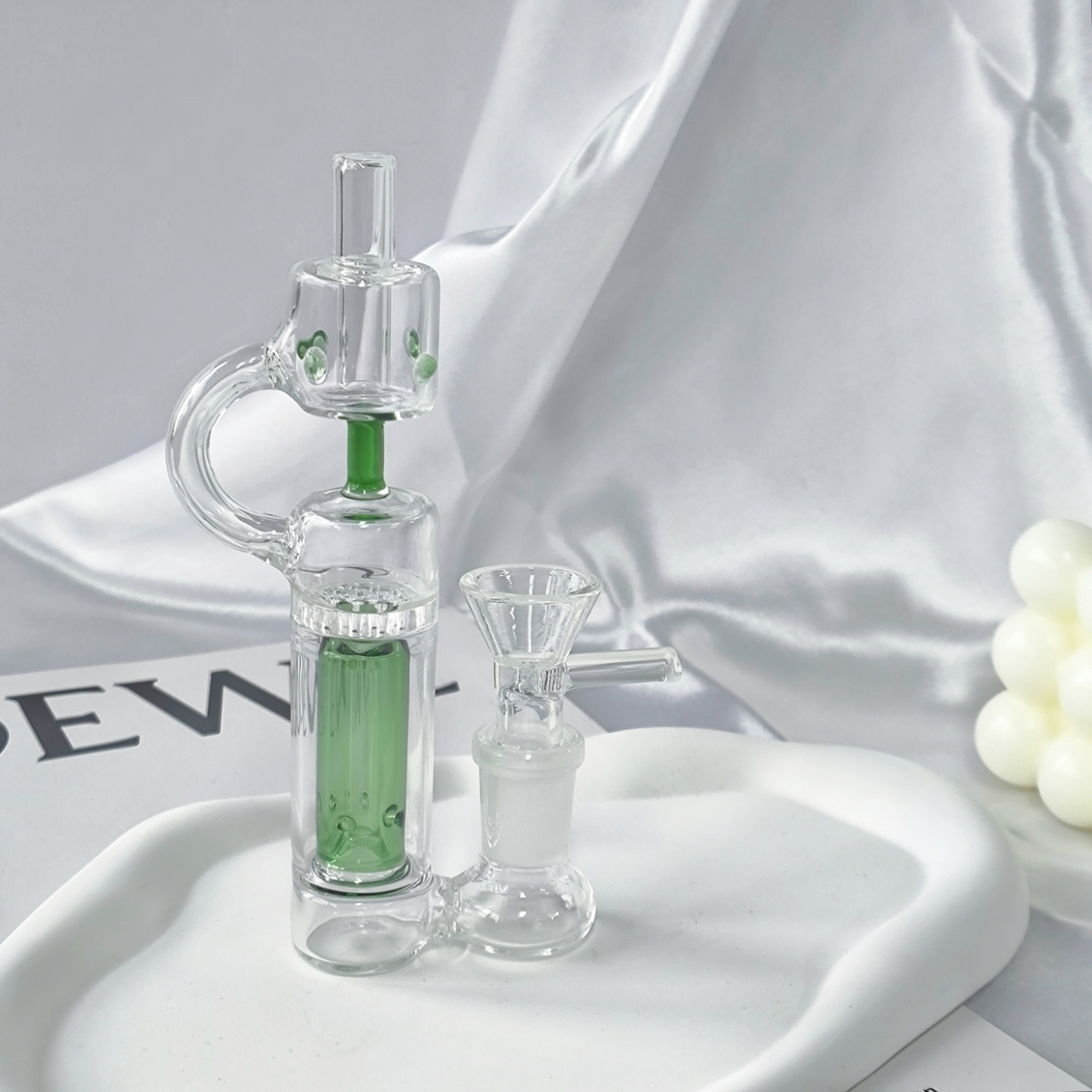 6" Hybrid Spill Proof Recycler Bubbler