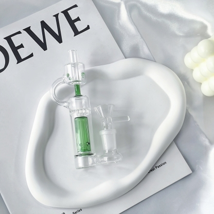 6" Hybrid Spill Proof Recycler Bubbler