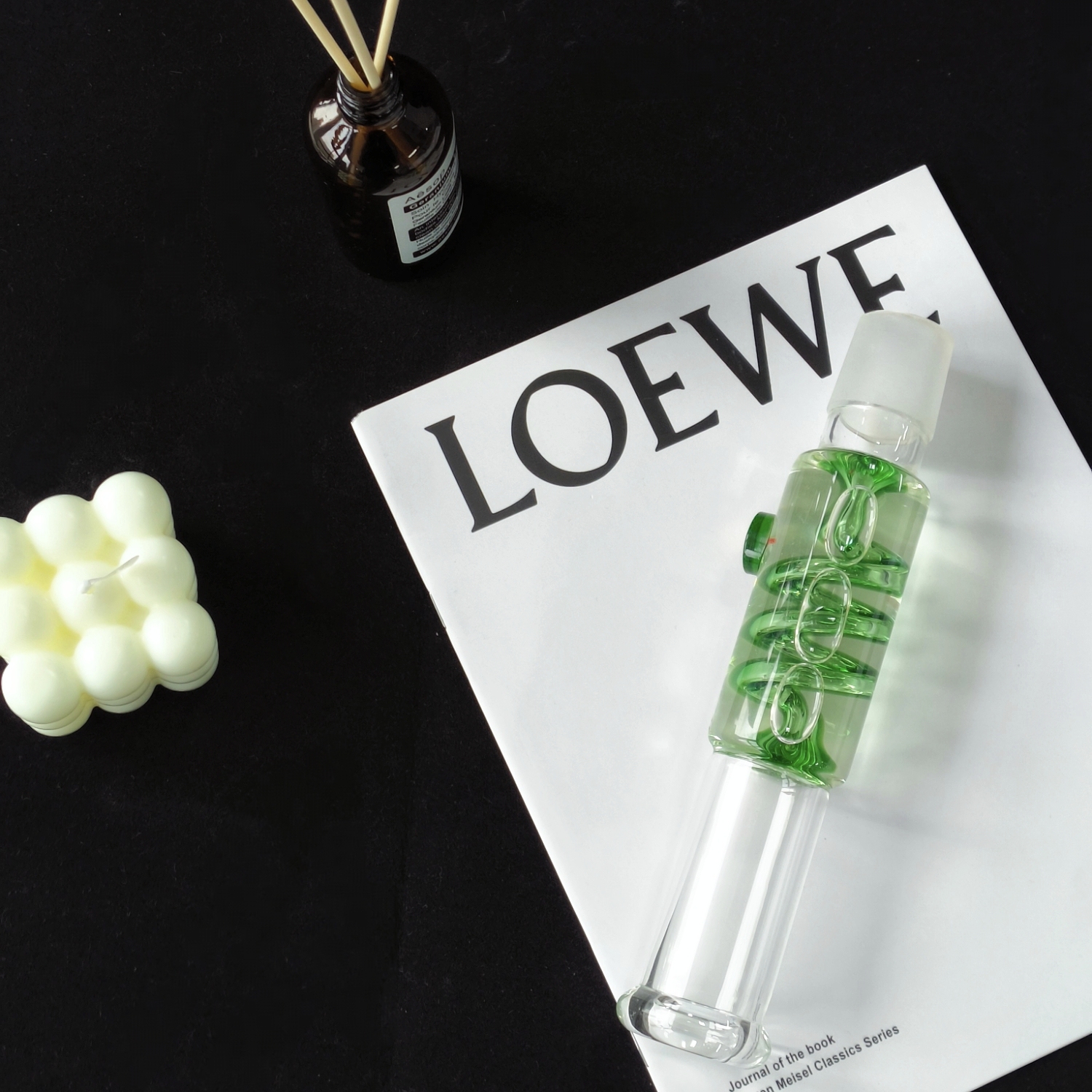 9" 34mm Glycerin Coil Top