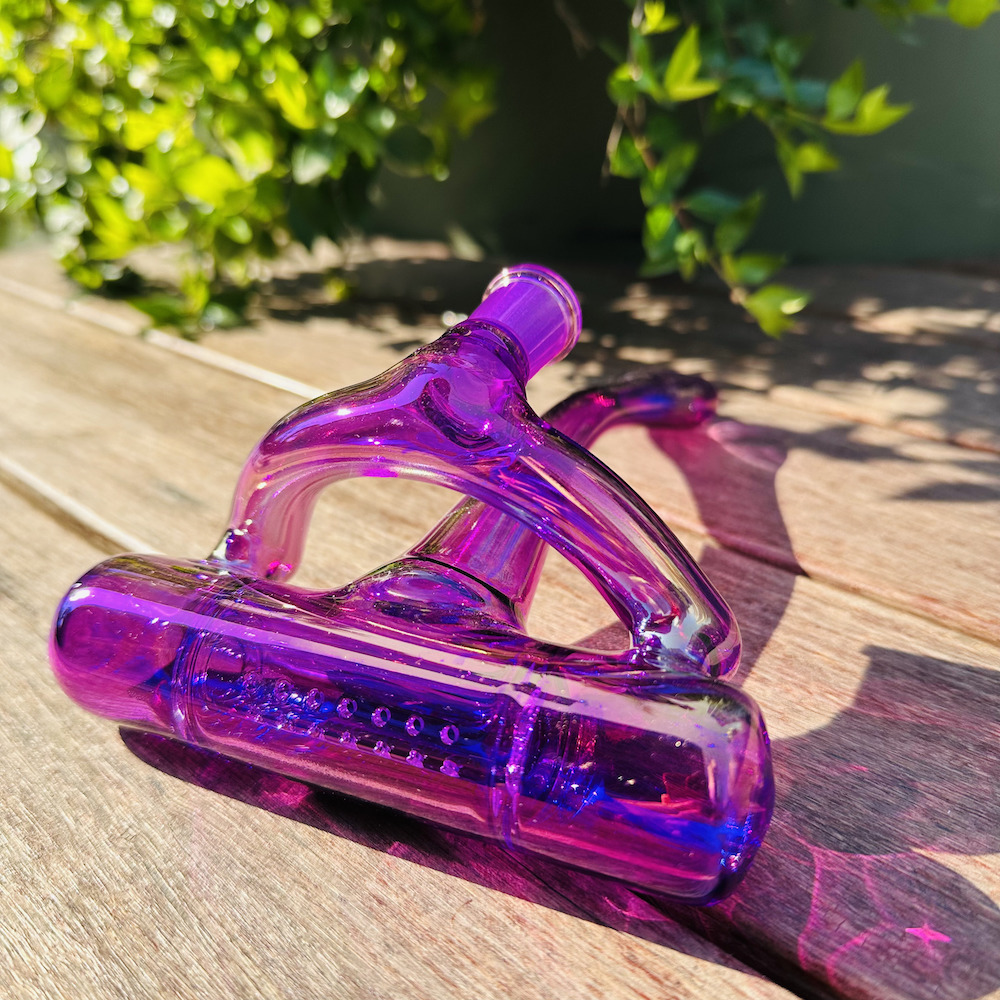 8" Inlince Perc Pipe, Purple