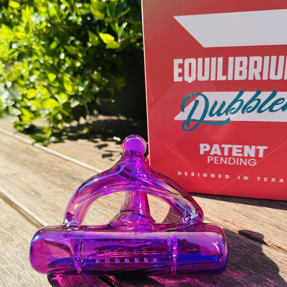 8" Inlince Perc Pipe, Purple