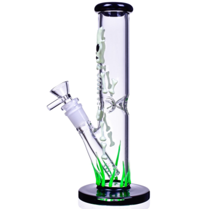9" Skeleton Bong (glow in the dark)