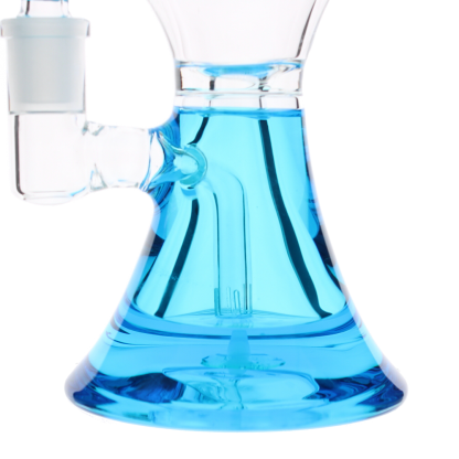 7" Showerhead Glycerin Bong (with glycerin bowl), Blue