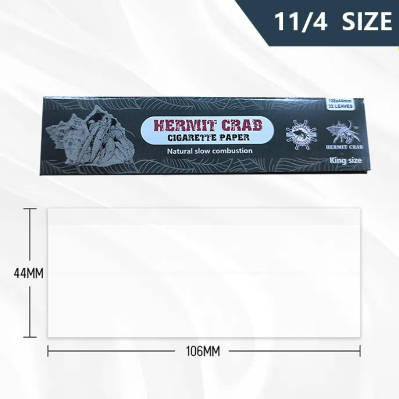 Hermit Crab King Size Rolling Papers (32-Pack)