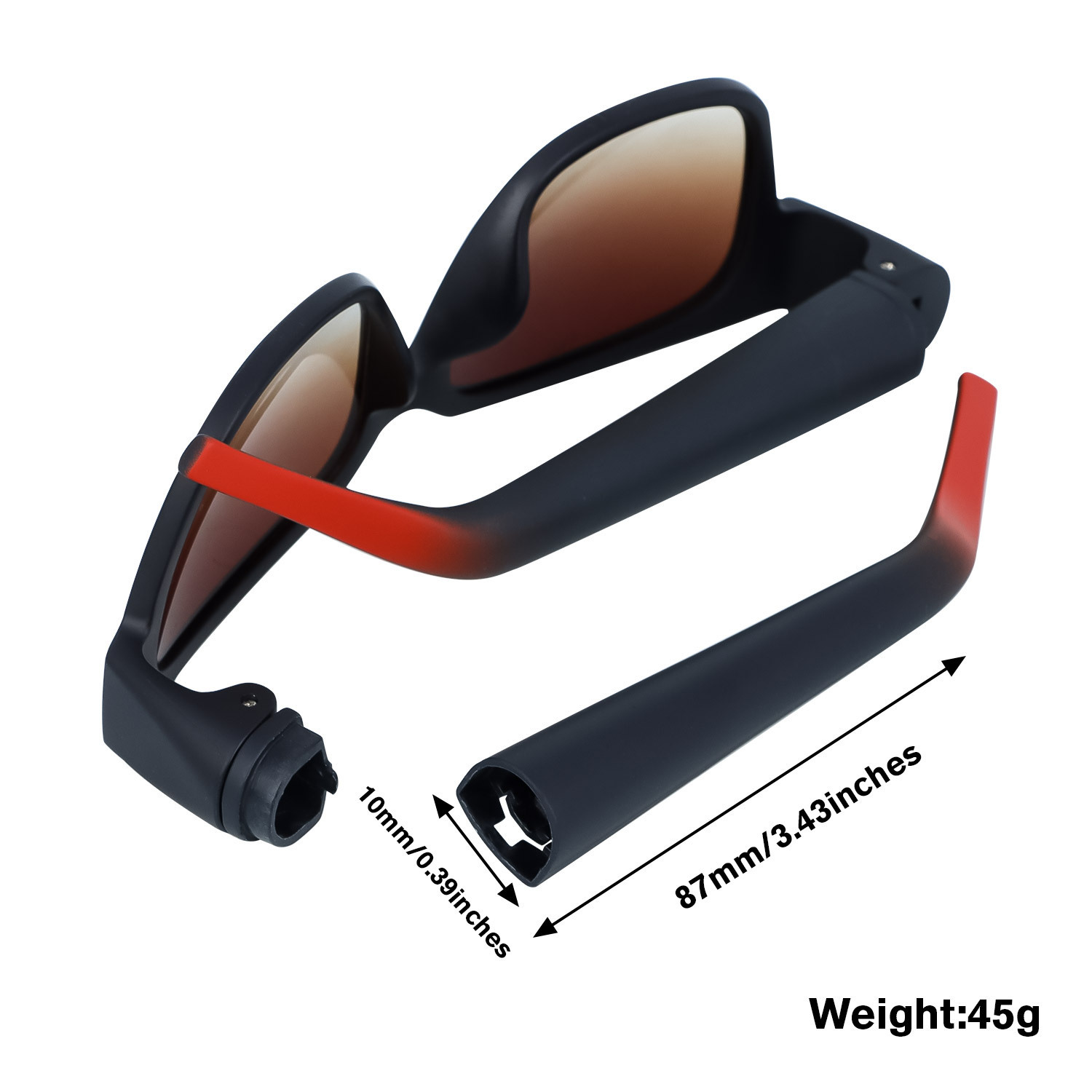 Honeypuff Sunglasses with secret stash Solar protection with secret storage gadge