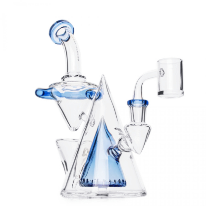 8" Cone Cascade Recycler Pyramid Rig