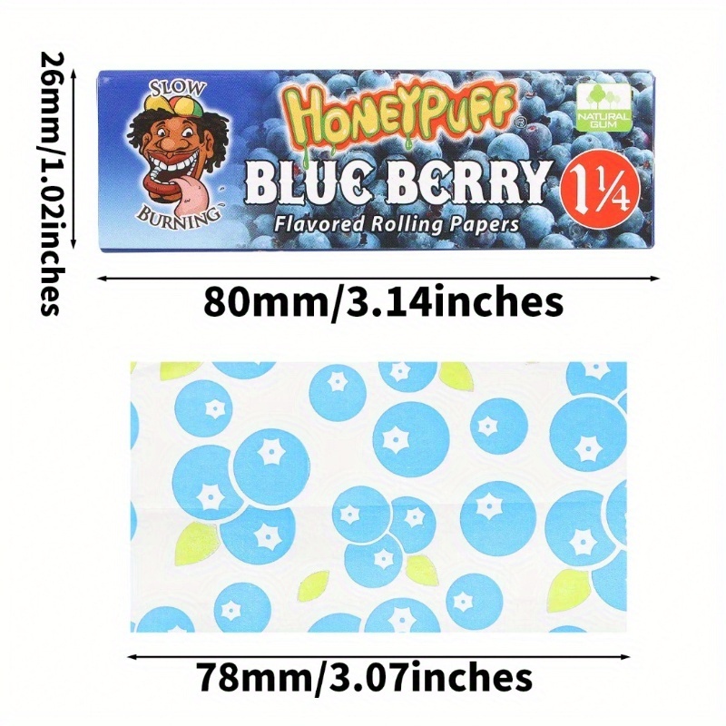 5-Pack Fruit, Chocolate and Cocktail Flavored Rolling Papers