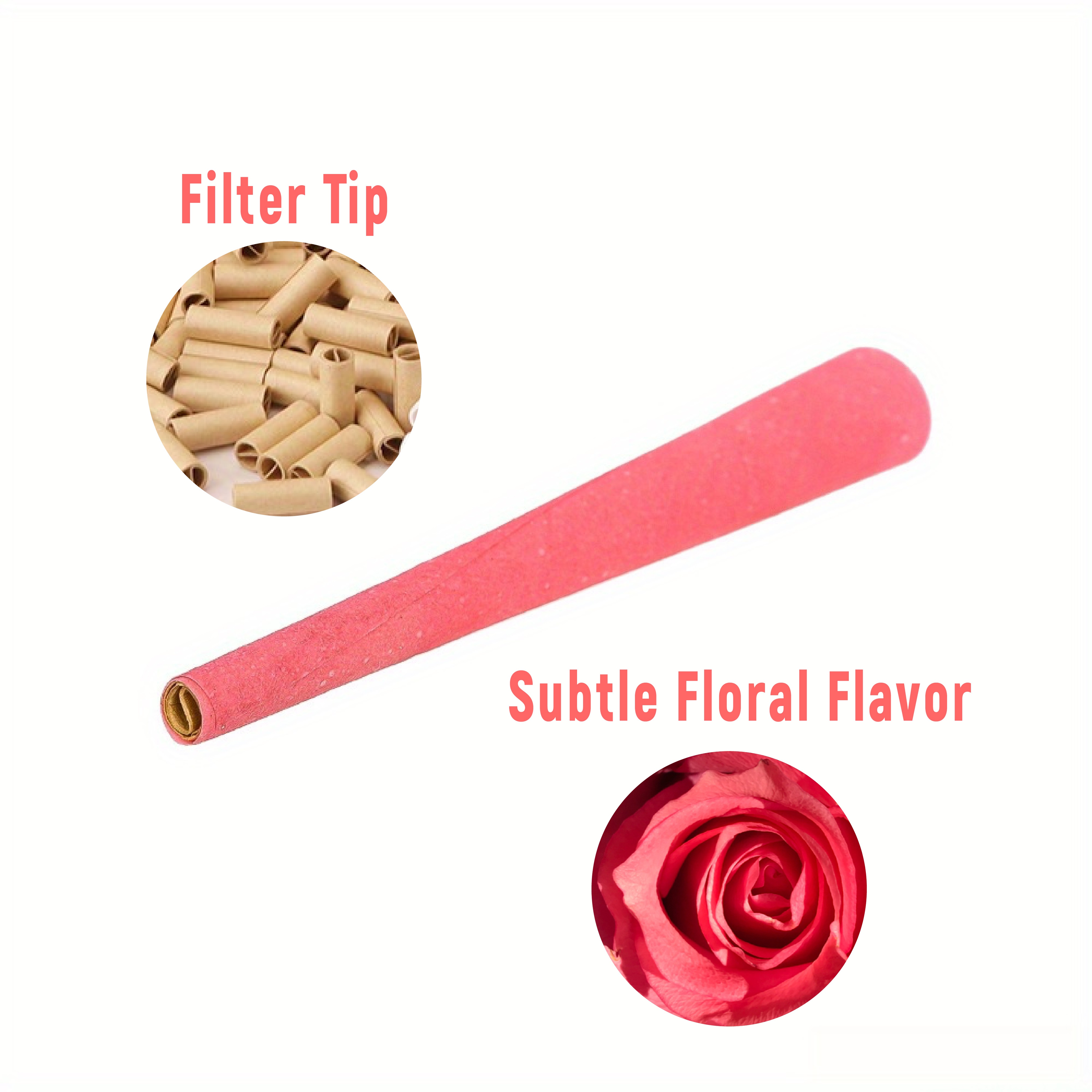 2-Pack Rose Wrap Pre-rolled Cones (4 Cones)
