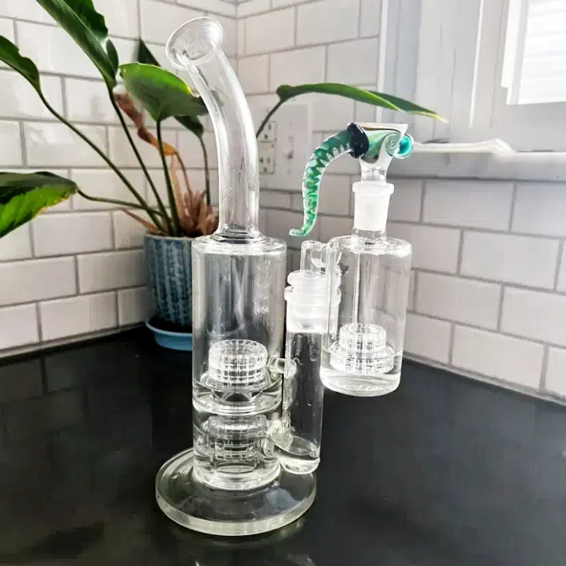 10" Double Matrix Perc Bong