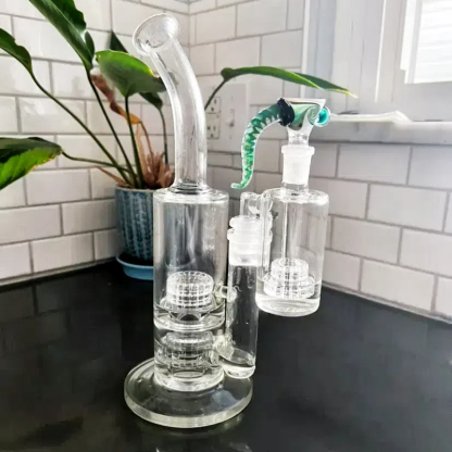 10" Double Matrix Perc Bong
