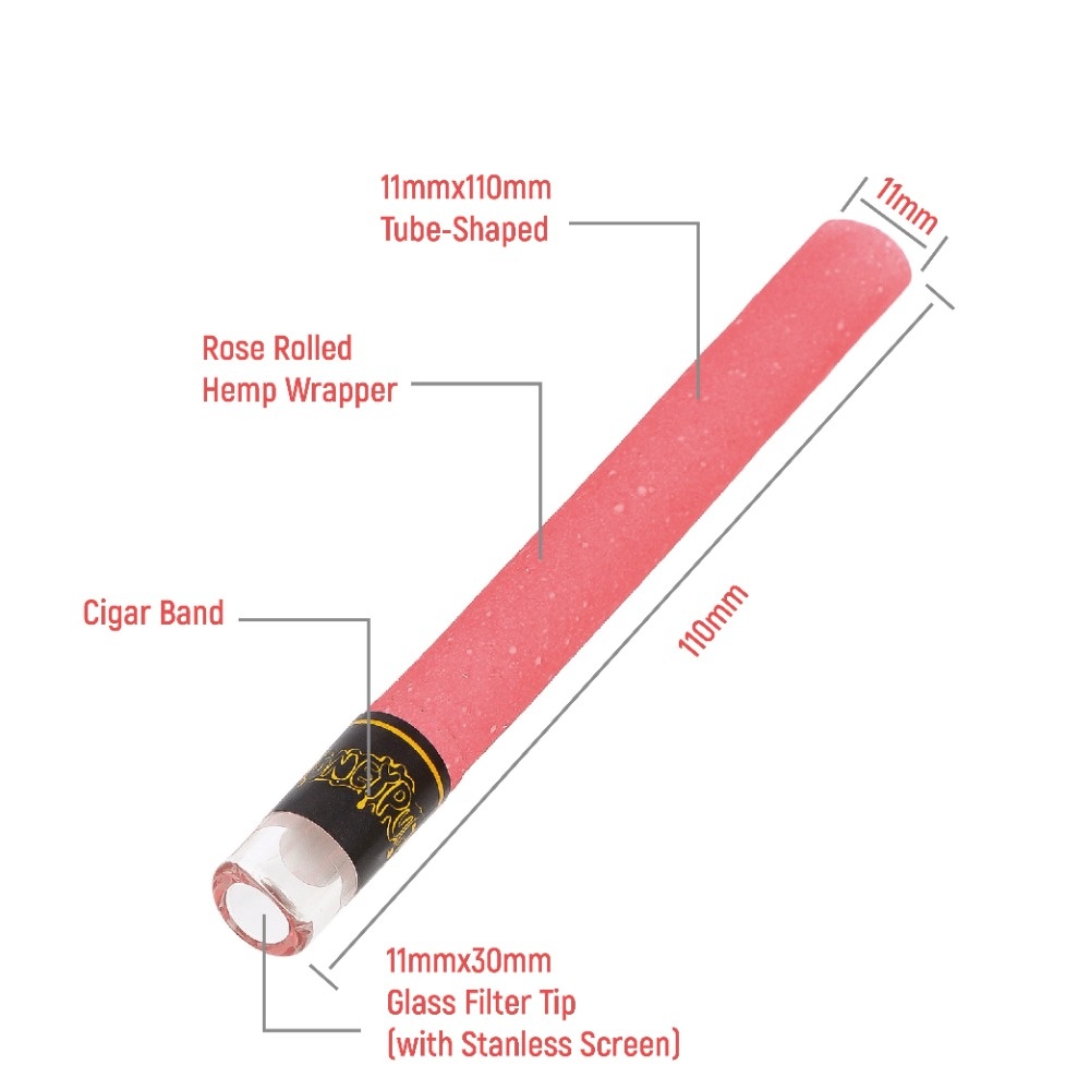 2-Pack Rose Wrap Pre-rolled Tubes (2 Tubes)