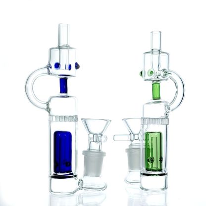 6" Hybrid Spill Proof Recycler Bubbler-SweetieBanana