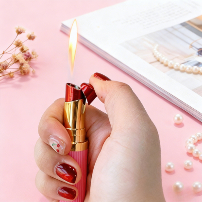 Elegant Lipstick Lighter (Butane Gas Not Included)