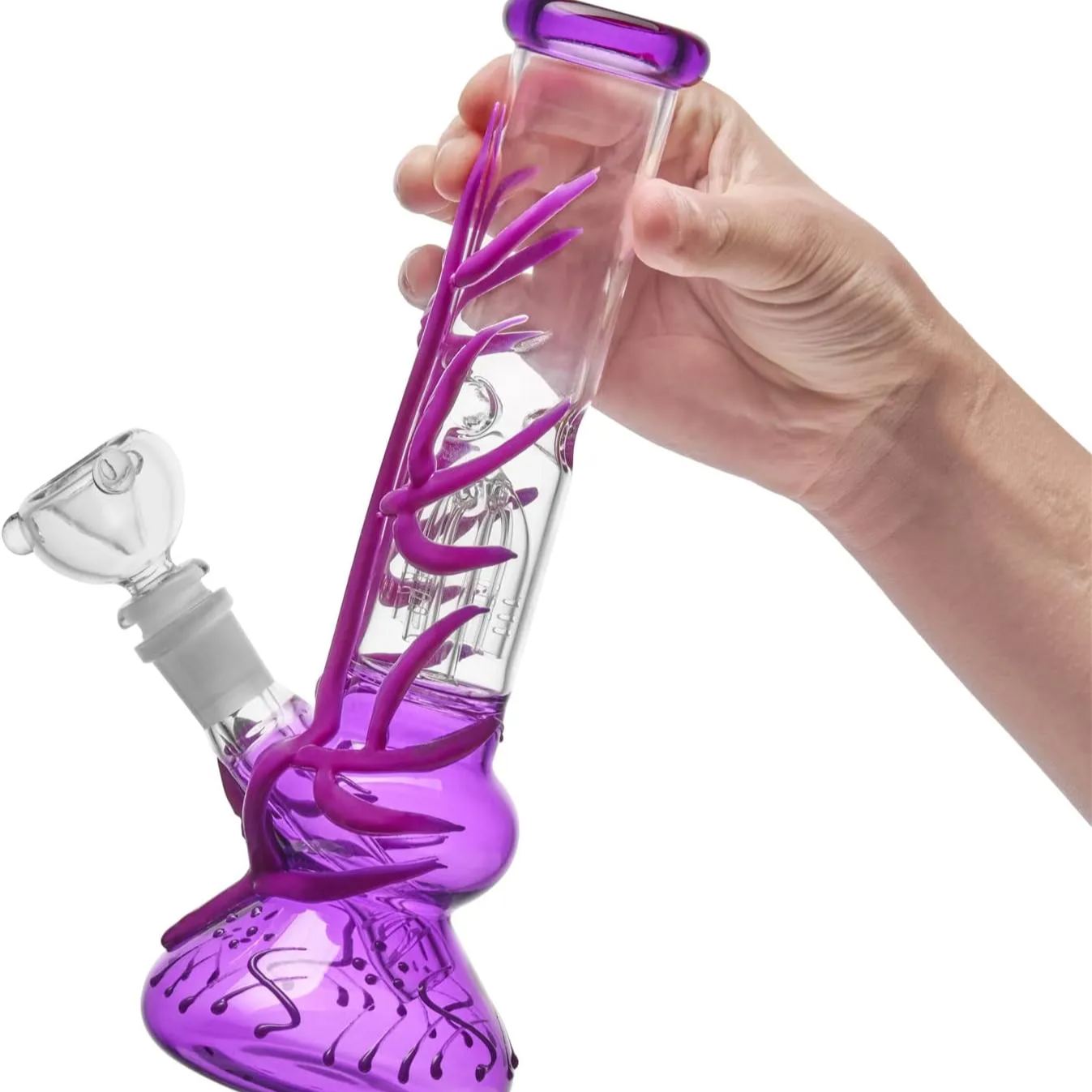 10" Magic Coral Bong (glow in the dark)-TheLosPollos