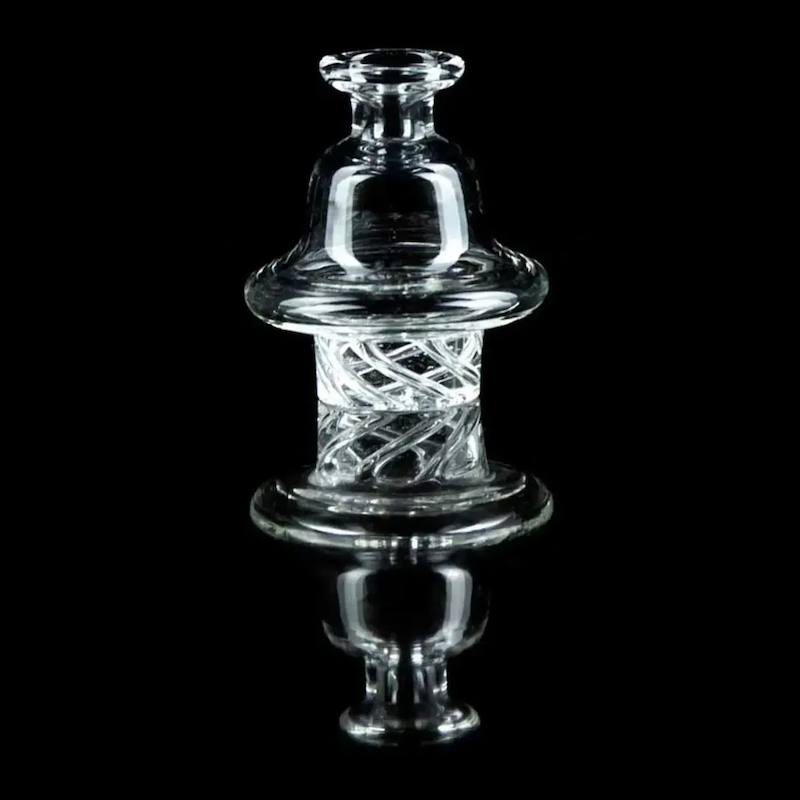 Terp Pearls & Carb Cap Combo 14mm Male 90 Degree Quartz Banger (3 Piece Kit)
