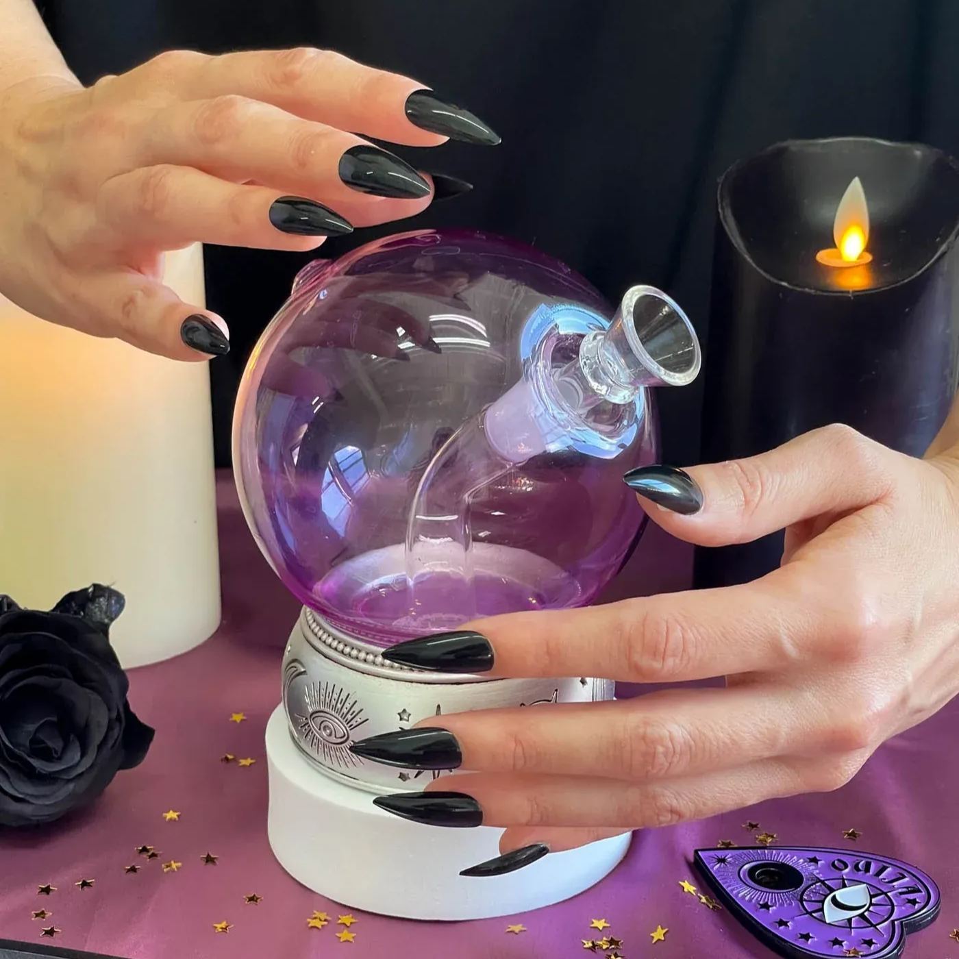 5" Magic Crystal Ball Bong