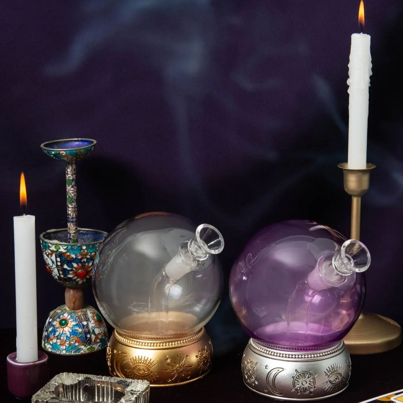 5" Magic Crystal Ball Bong