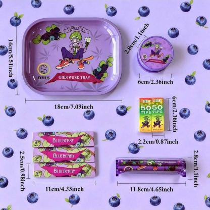 8-Pieces The Joker Smoking Rolling Combo Kits