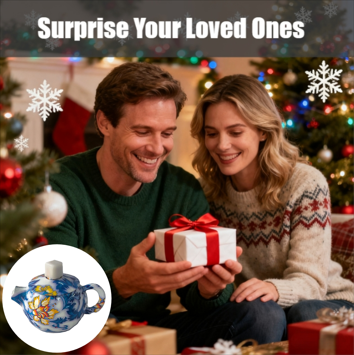 Teapot Windproof Butane Lighter (Butane Gas Not Included)