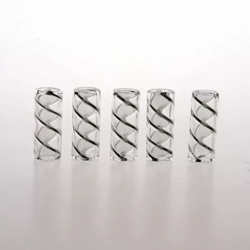 30mm Spiral Glass Filter Tips
