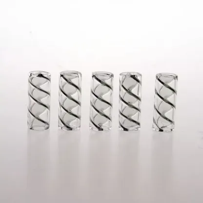 30mm Spiral Glass Filter Tips