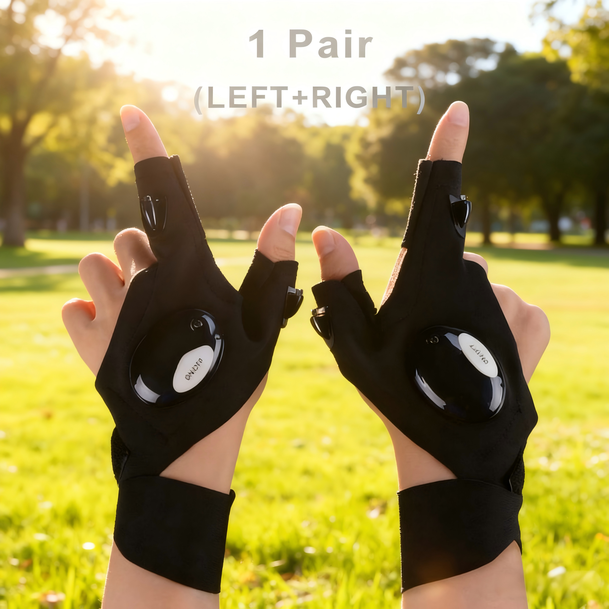 🎄Only $9.99 - LED Flashlight Heated Gloves