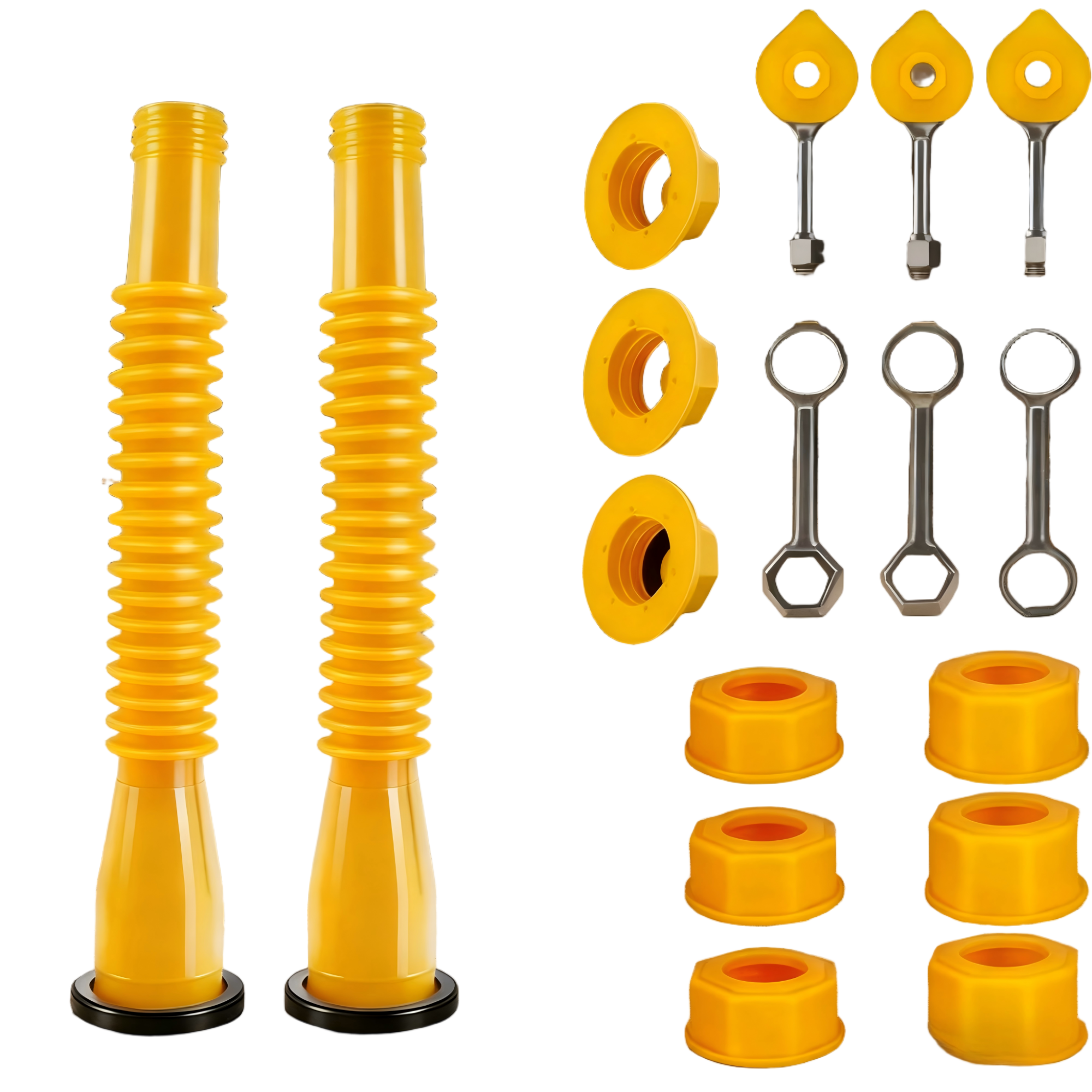 LAST DAY PROMOTION SAVE 49%🔥Upgraded Replacement Gas Can Spout with Flexible Nozzle, Fit for Most 1/2/5/10 Gal Can