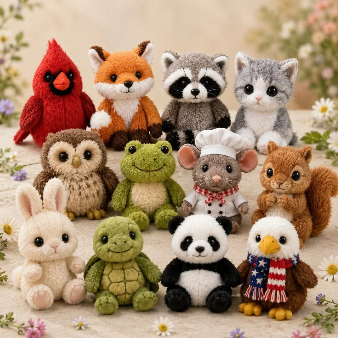 Pocket Hug Plush Keepsake Tin, Mini Portable Comfort Pocket Plush Toy