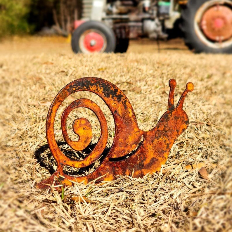 🌿Handmade Metal Garden Art - Rusted Garden Decor